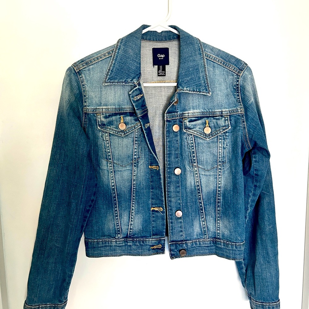 Vintage Gap denim crop jacket Size Sm
